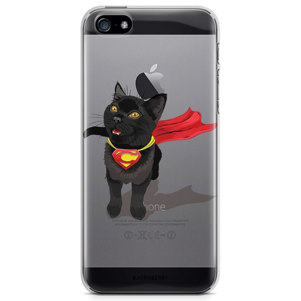 iPhone 5/5S/SE (2016) TPU Case - Super Cat