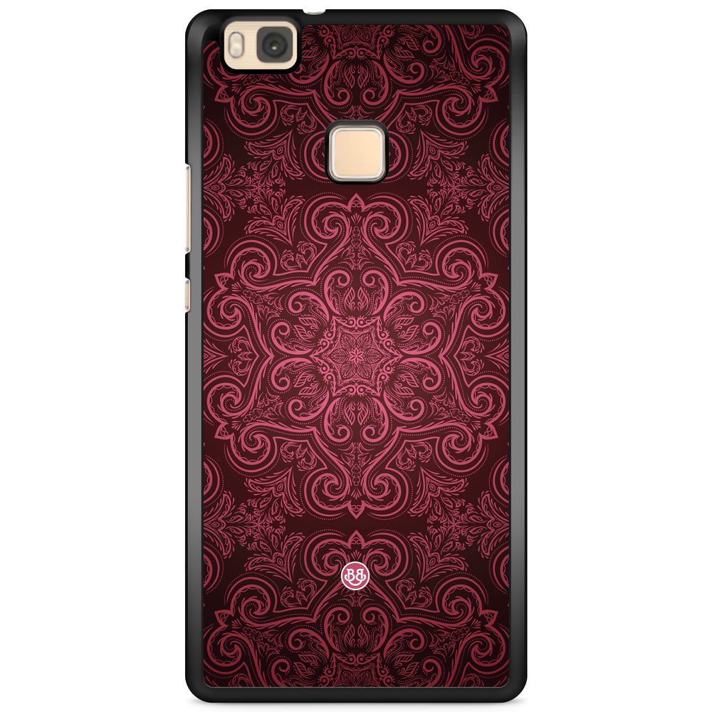 Huawei P9 Lite Case - Red Retro Pattern