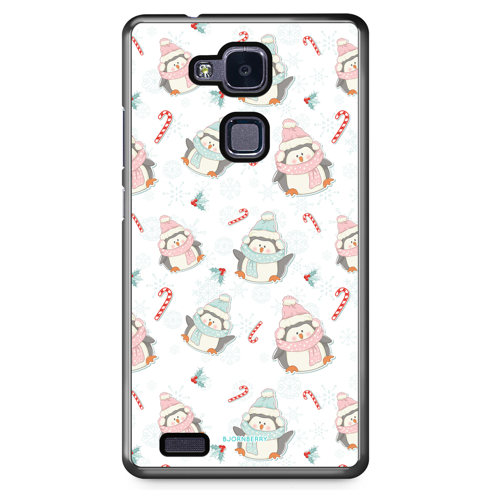 Huawei Honor 5X Case - Christmas Penguins