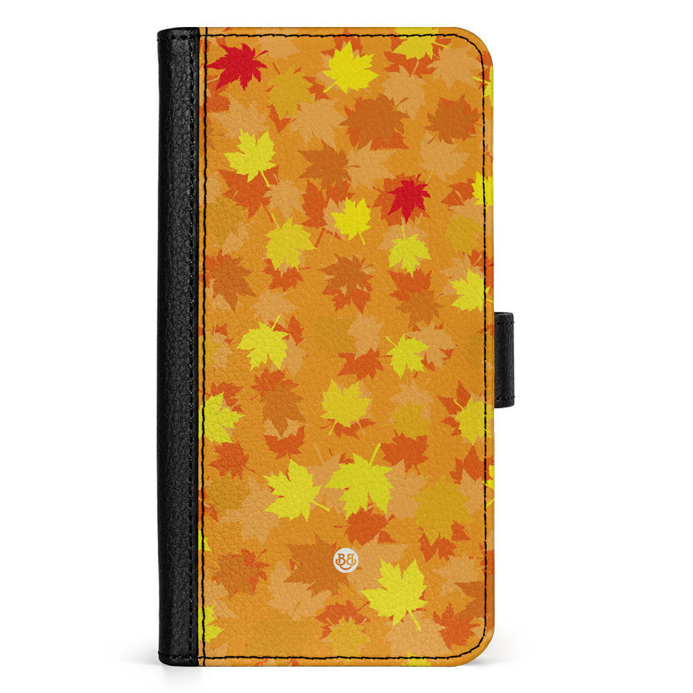 Xiaomi 13 Pro Wallet Case - Orange leaves