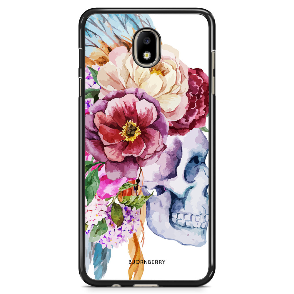 Samsung Galaxy J7 (2017) Case - Skull & Flowers