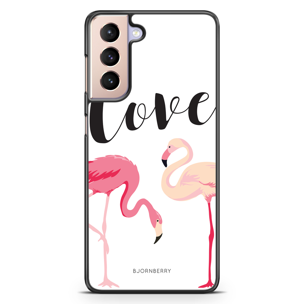 Samsung Galaxy S21 Case - Love Flamingo