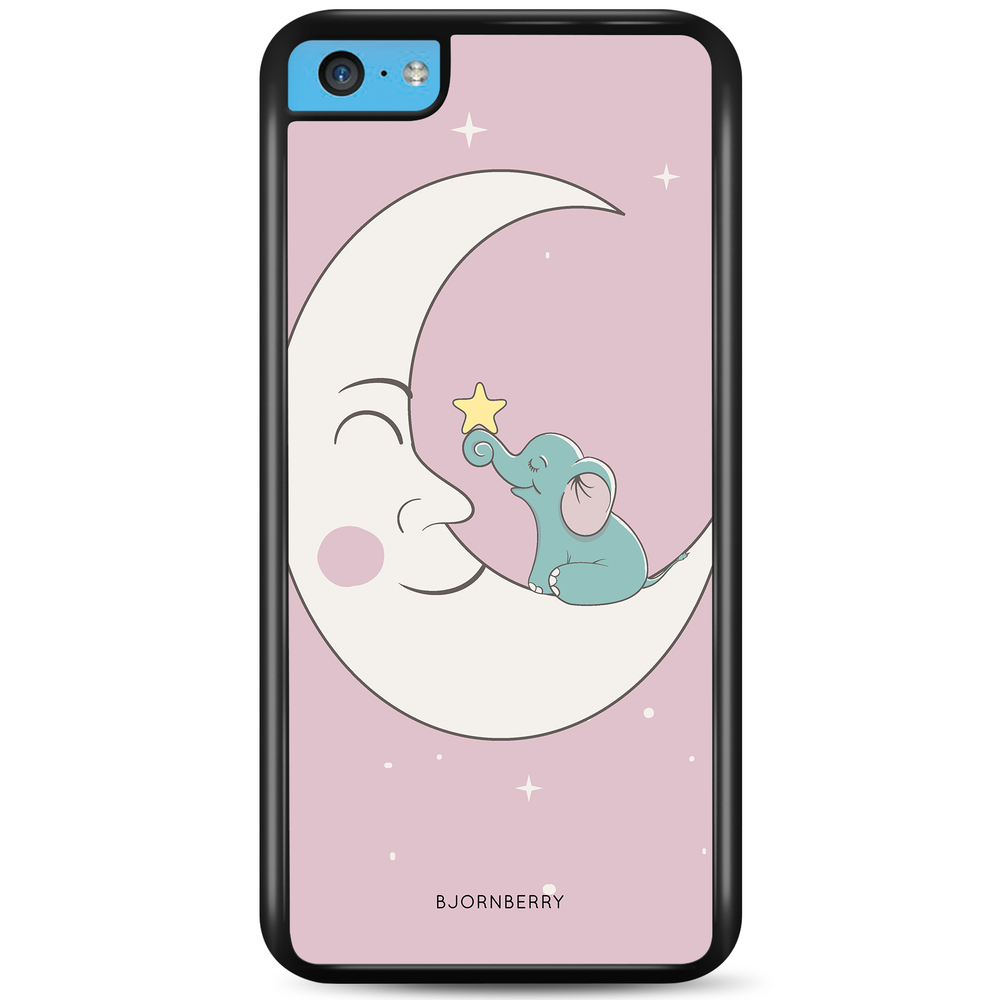 iPhone 5C Case - Elephant Moon