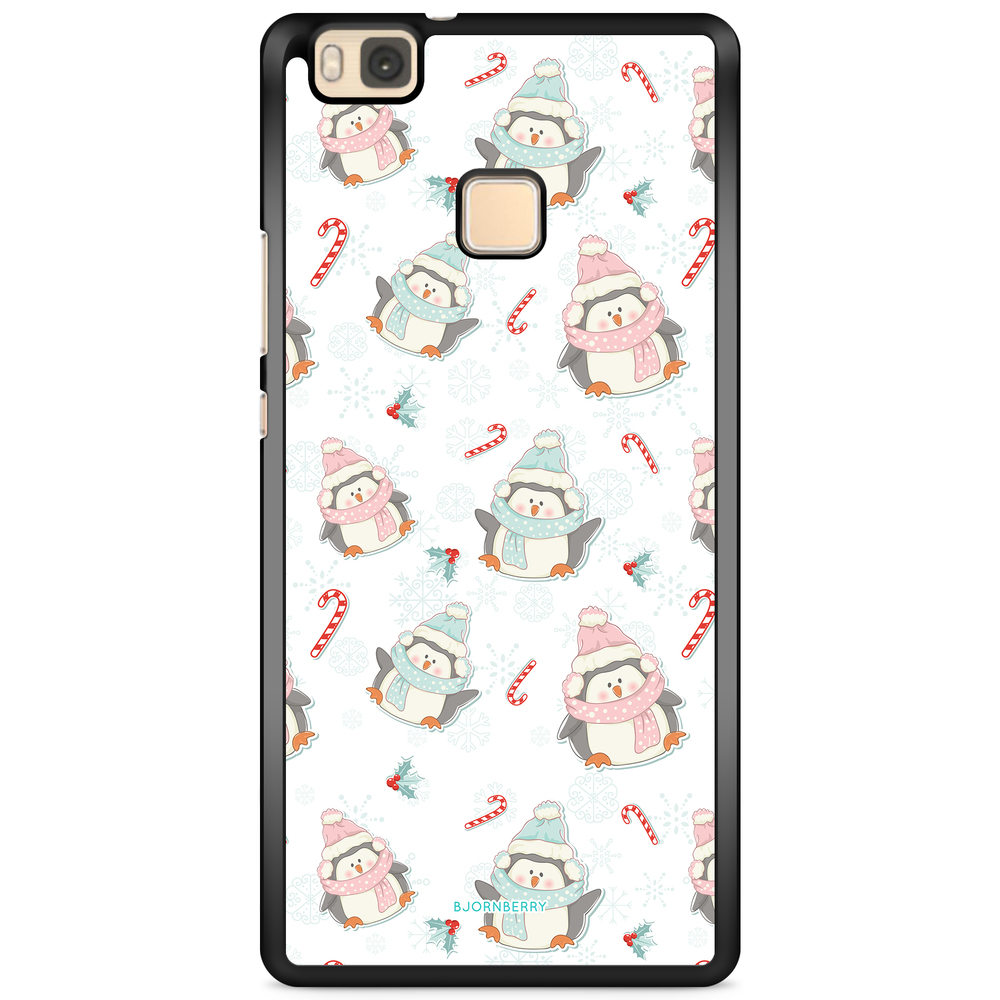 Huawei P9 Lite Case - Christmas Penguins