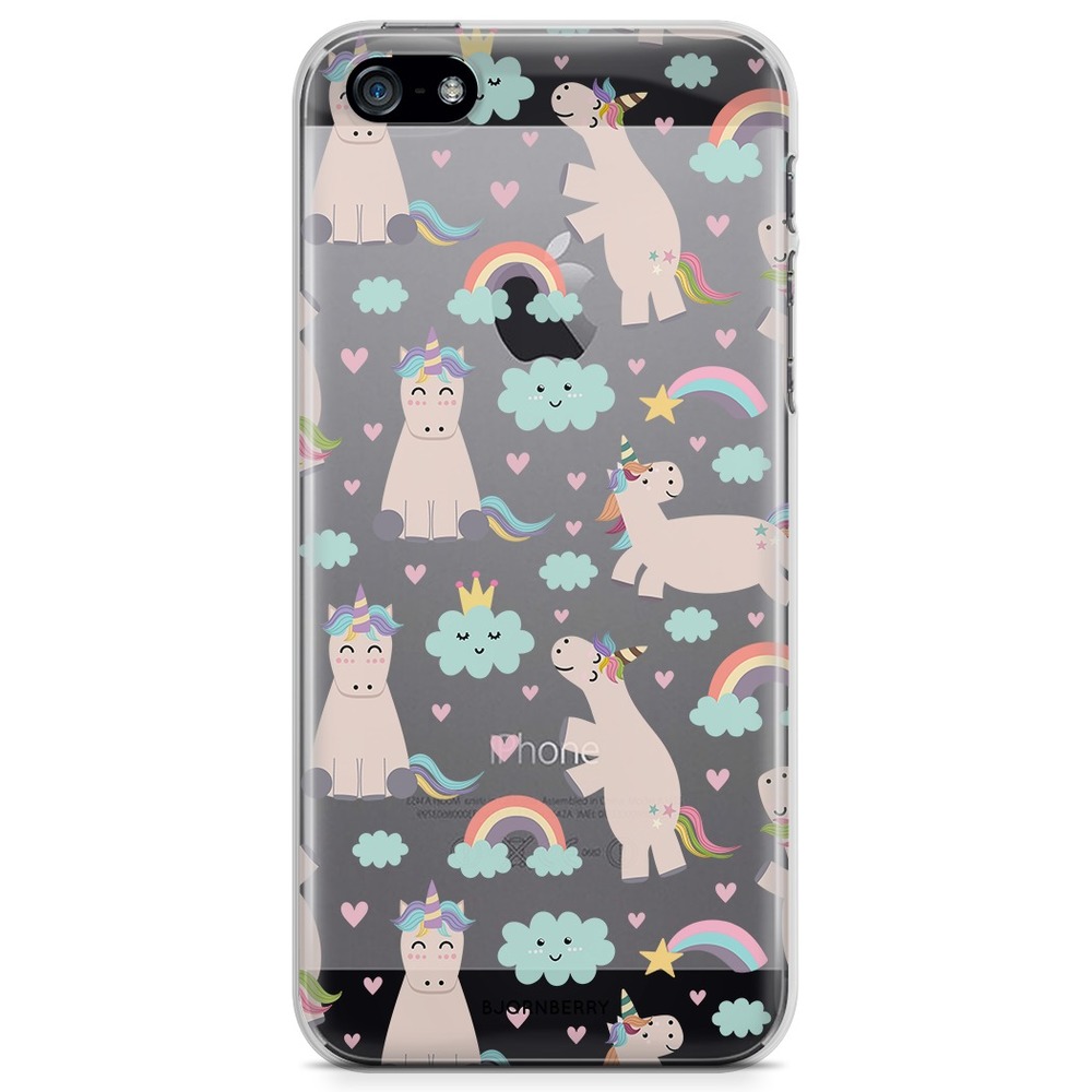 iPhone 5/5S/SE (2016) TPU Case - Unicorns