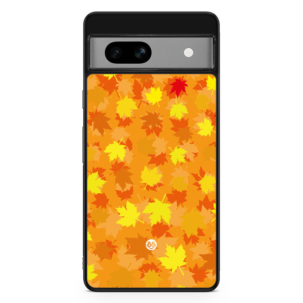 Google Pixel 7a Case - Orange leaves