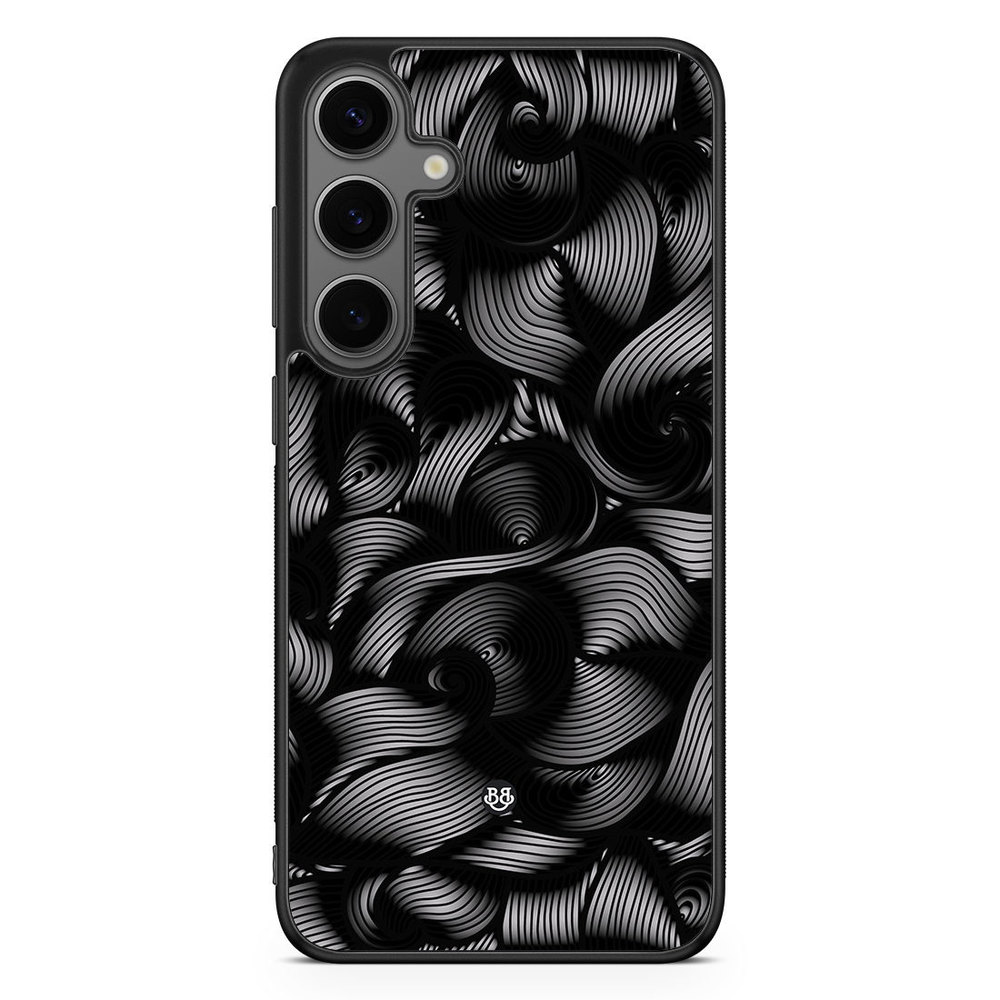 Samsung Galaxy S24 Plus Case - Black Waves