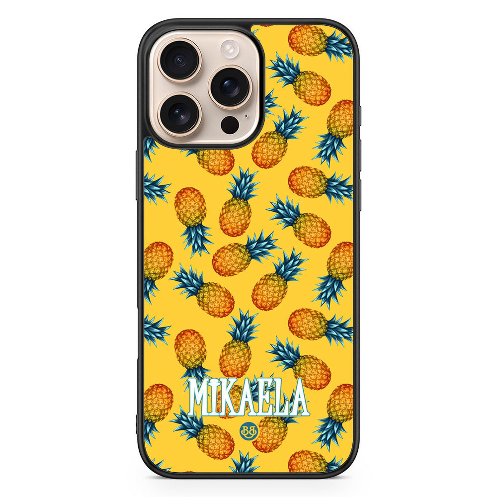 iPhone 16 Pro Max Custom Case - Pineapple Name