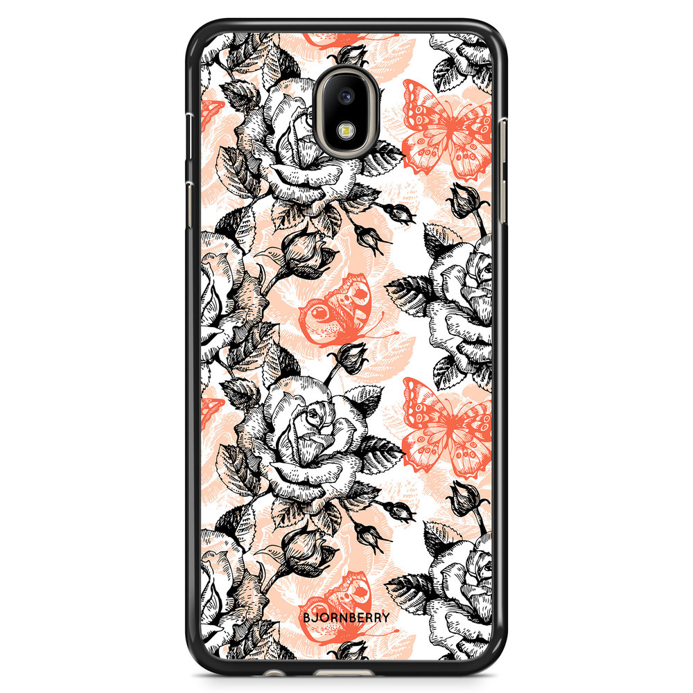 Samsung Galaxy J7 (2017) Case - Roses & Butterflies