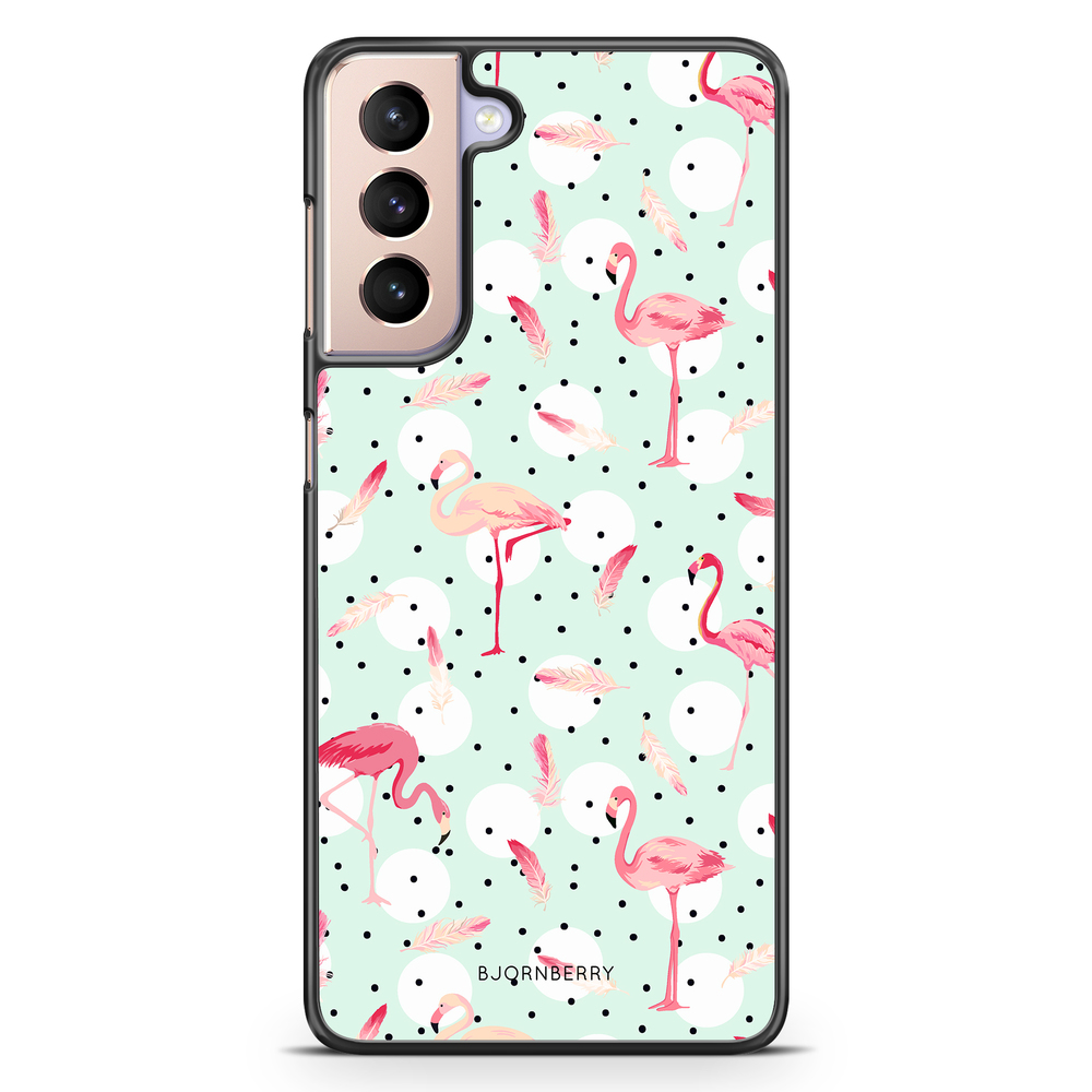 Samsung Galaxy S21 Case - Flamingos