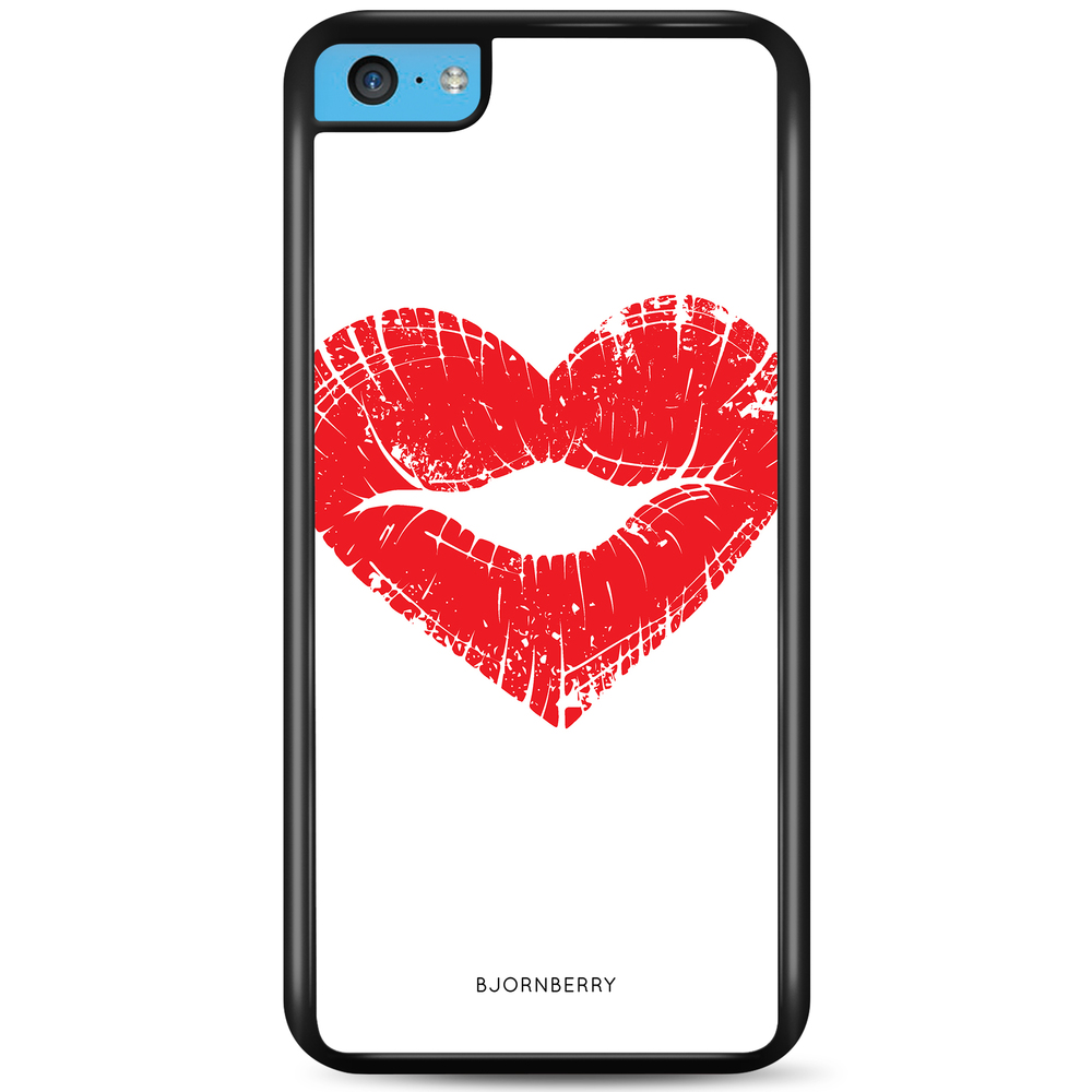 iPhone 5C Case - Heart Lips