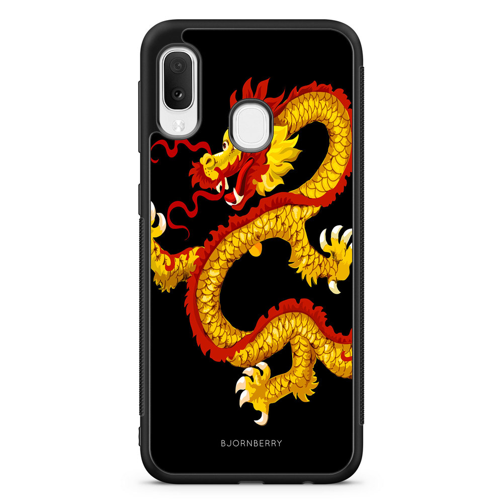 Samsung Galaxy A20e Case - Yellow Dragon