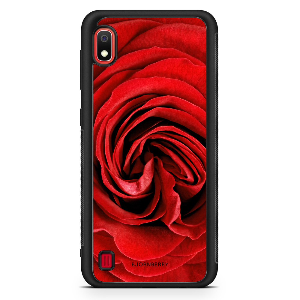 Samsung Galaxy A10 Case - Red Rose