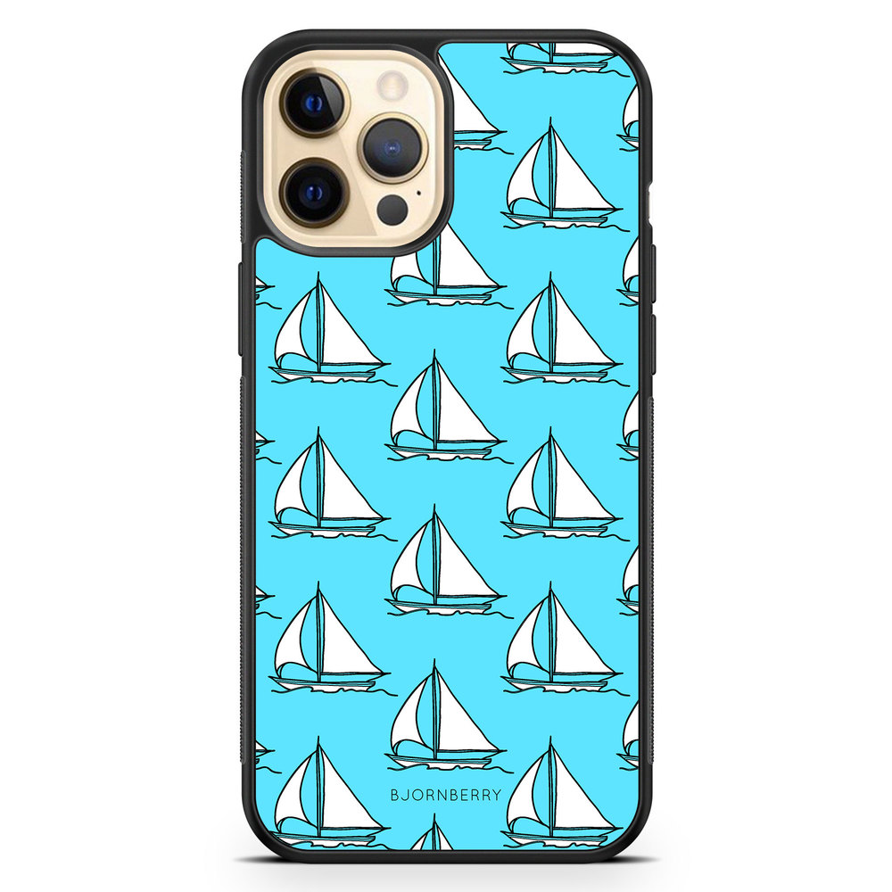 iPhone 12 Pro Max Case - Sailboat Pattern
