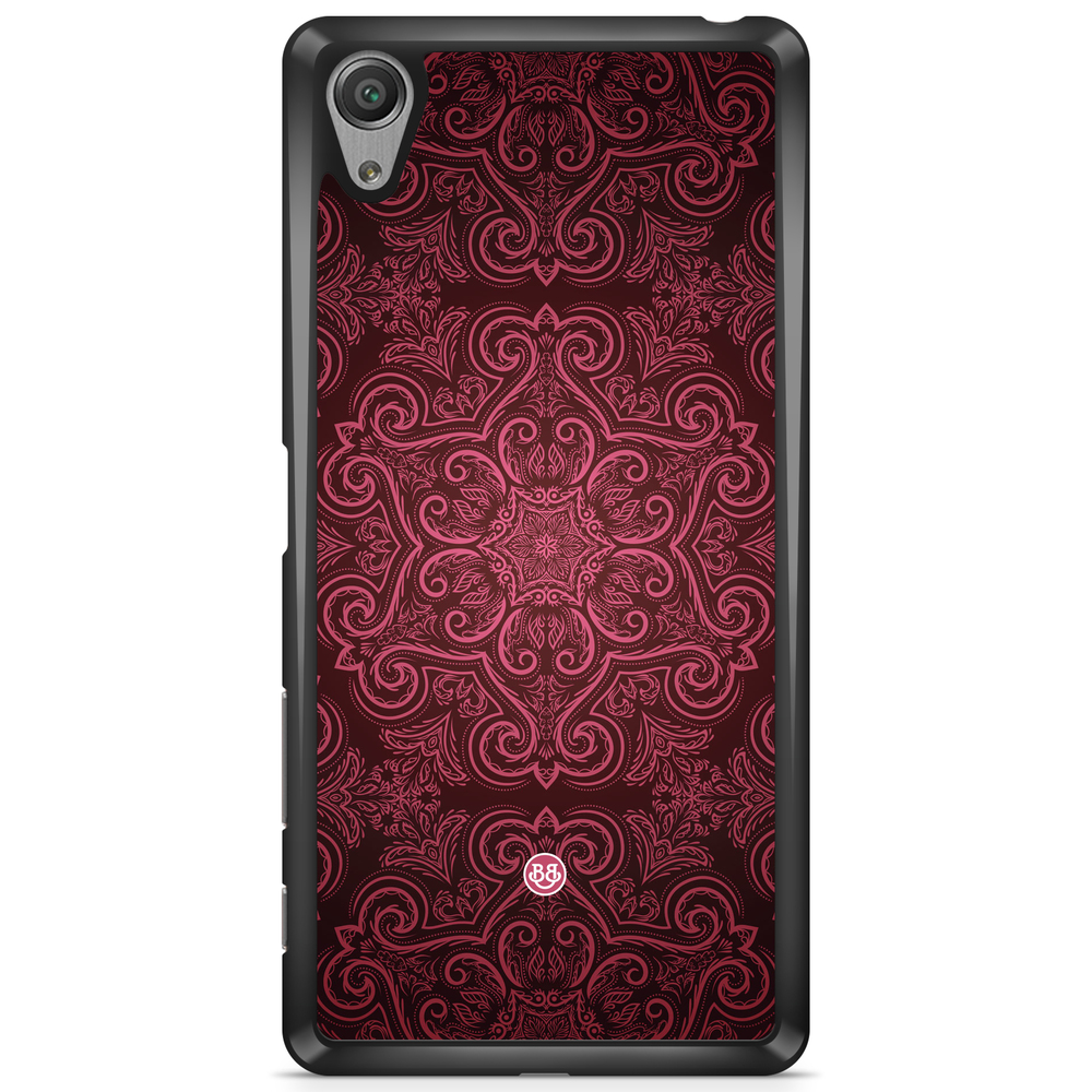 Sony Xperia XA Case - Red Retro Pattern