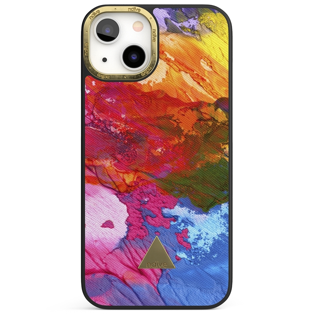 Naive iPhone 13 Case - Rainbow Ink
