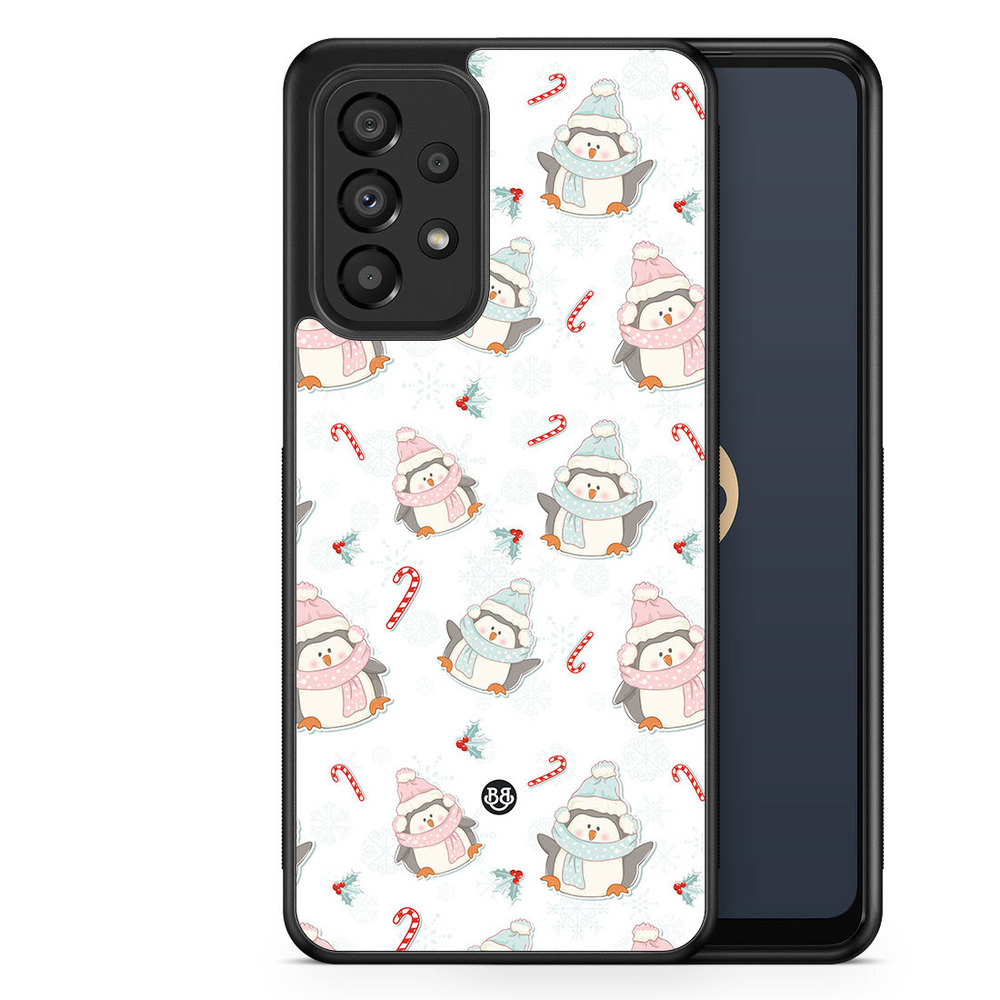 Samsung Galaxy A33 5G Case - Christmas Penguins