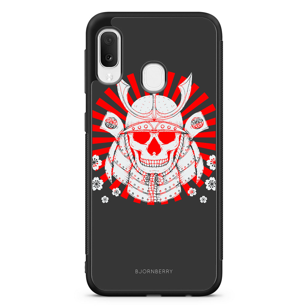 Samsung Galaxy A20e Case - Samurai Skull