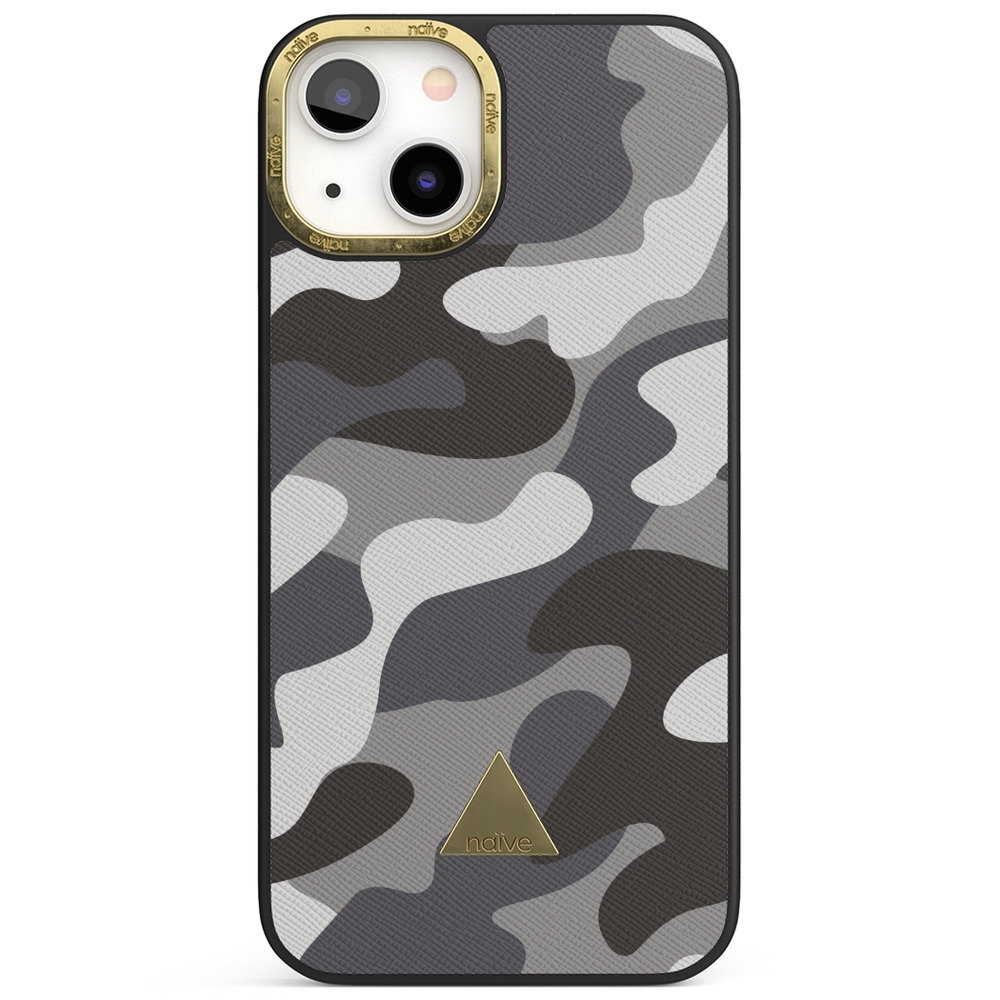 Naive iPhone 13 Case - Grey Camo