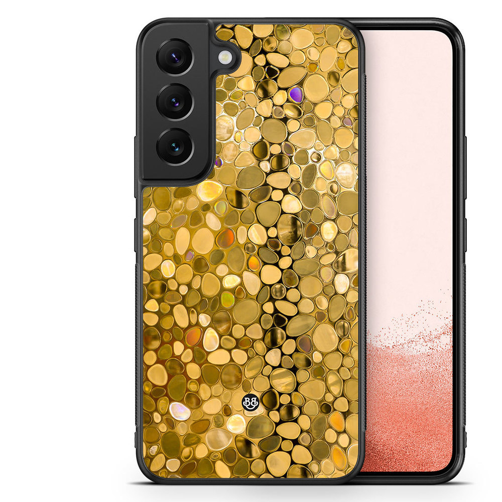 Samsung Galaxy S23 Plus 5G Case - Stained Glass Gold