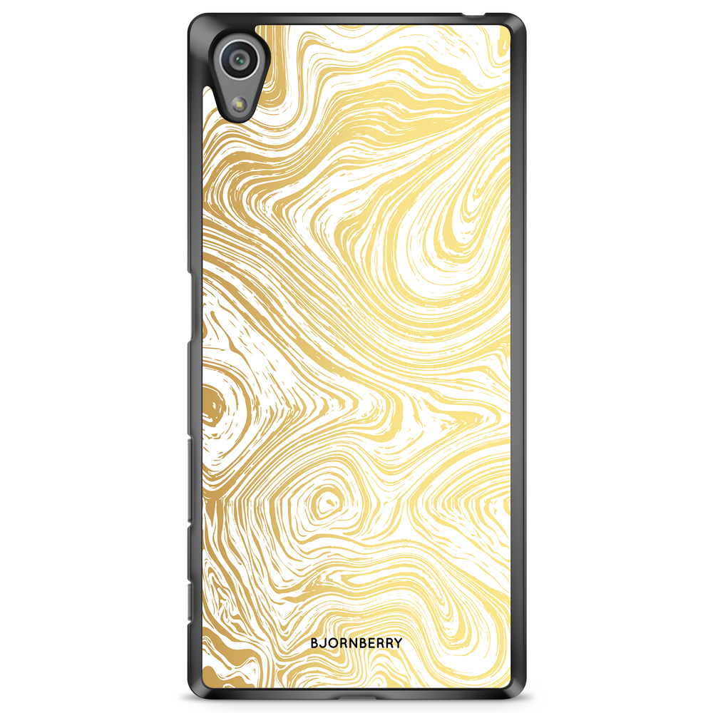 Sony Xperia Z5 Premium Case - Gold Marble