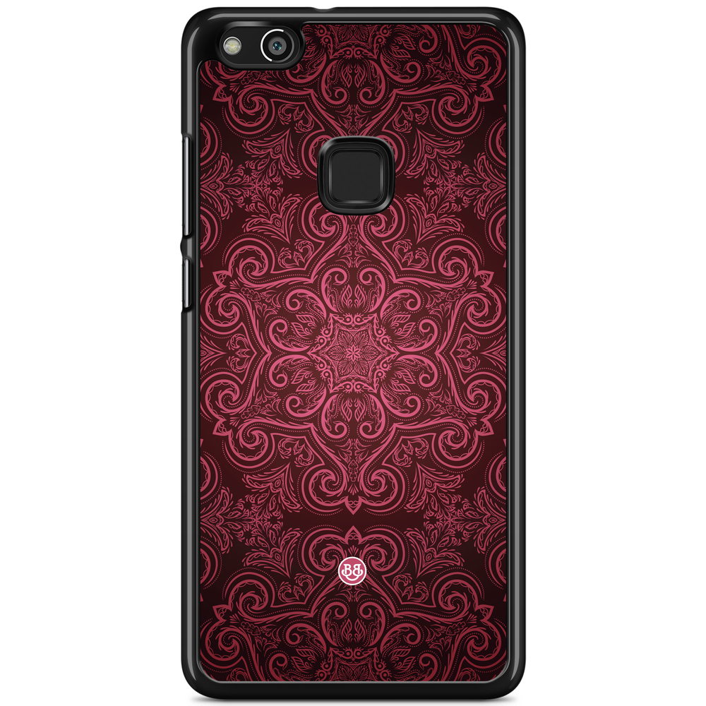 Huawei P10 Lite Case - Red Retro Pattern