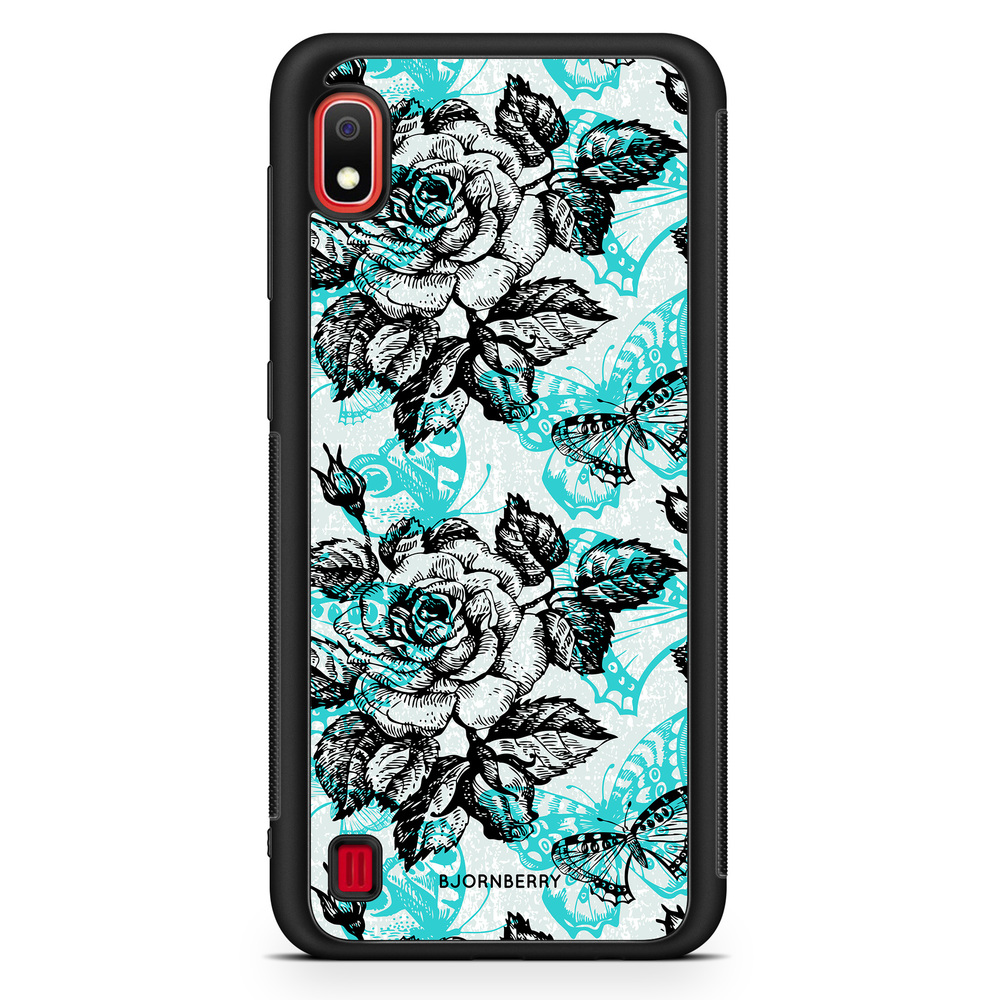 Samsung Galaxy A10 Case - Roses & Butterflies