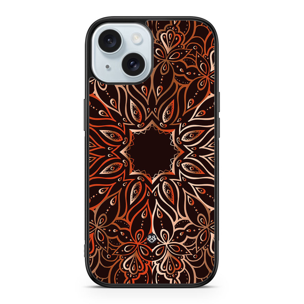 iPhone 15 Case - Bronze Mandala