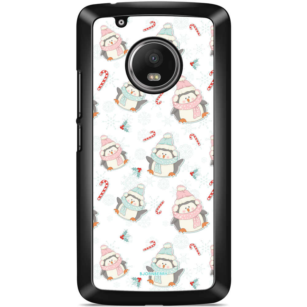 Moto G5 Plus Case - Christmas Penguins