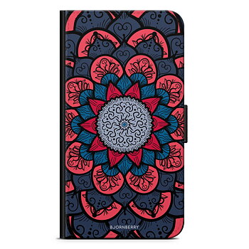 Google Pixel 2 Plånboksfodral - Blå Mandala