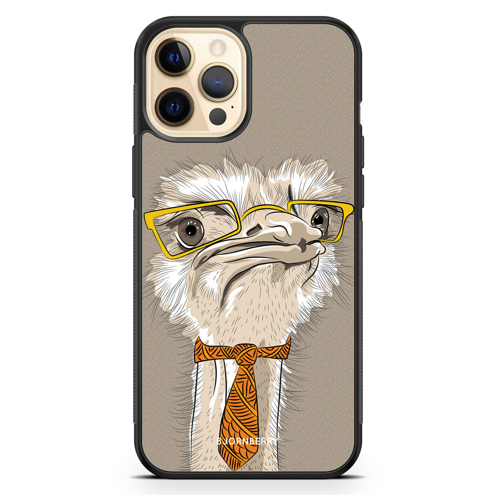 iPhone 12 Pro Max Case - Hipster Ostrich