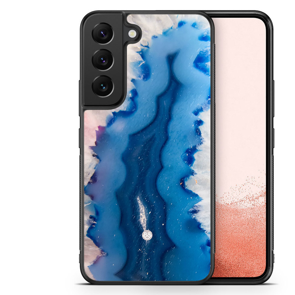 Samsung Galaxy S22 Plus 5G Skal - Blå Agat | Mobilskal & Mobilfodral BJORNBERRY