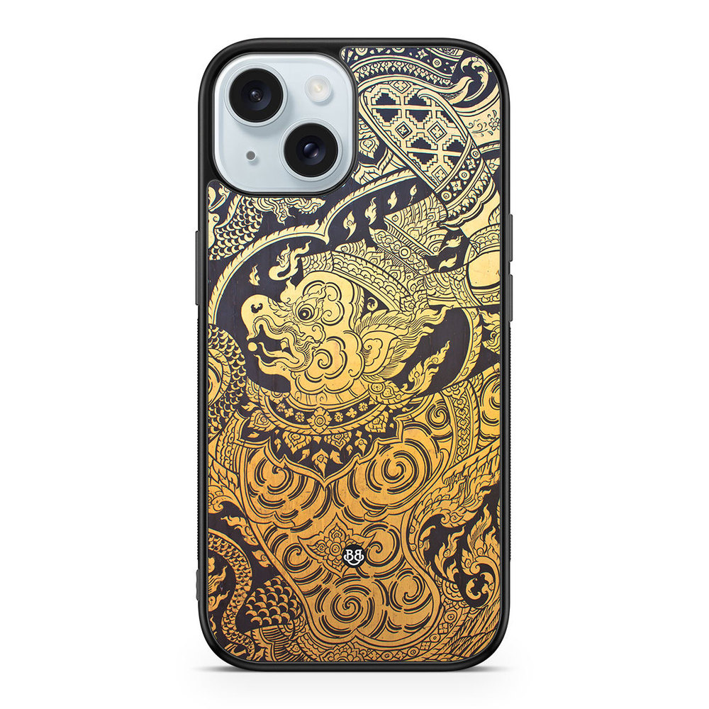 iPhone 15 Case - Gold Thai