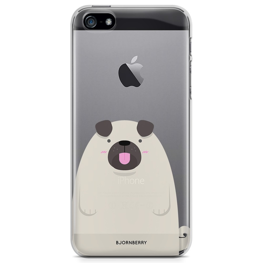 iPhone 5/5S/SE (2016) TPU Case - Fat Pug