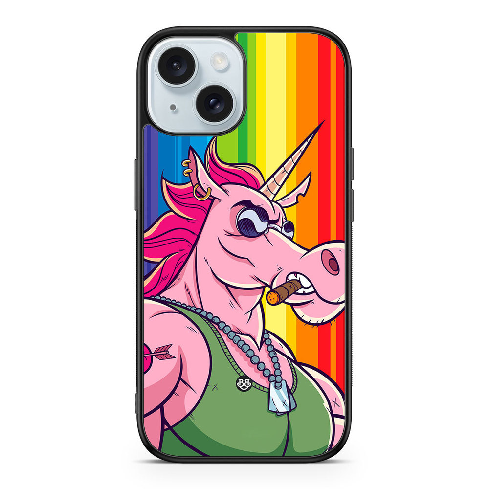 iPhone 15 Case - Muscle Unicorn