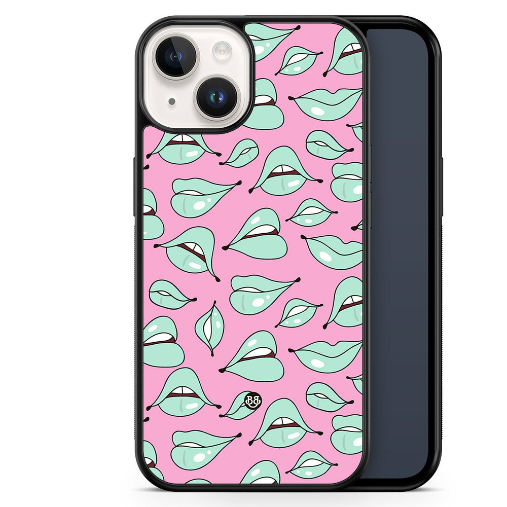 iPhone 14 Case - Green Lips