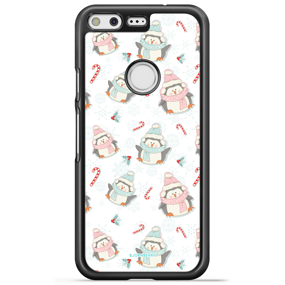 Google Pixel Case - Christmas Penguins