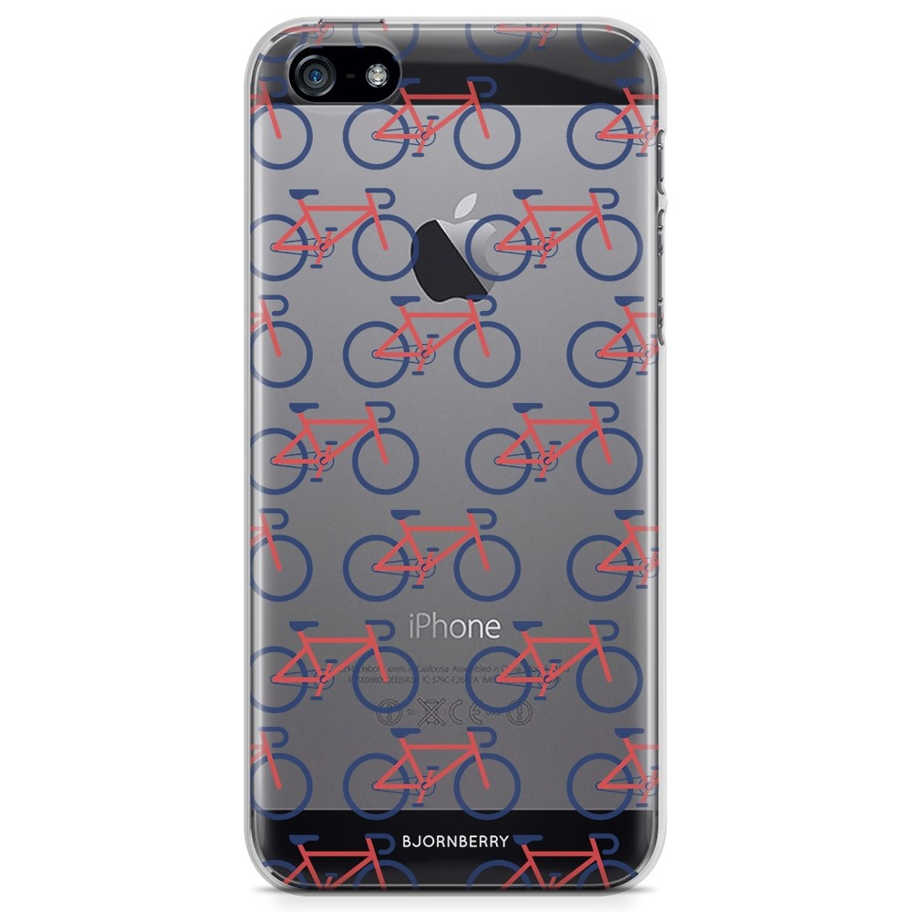 iPhone 5/5S/SE (2016) TPU Case - Vintage Bikes