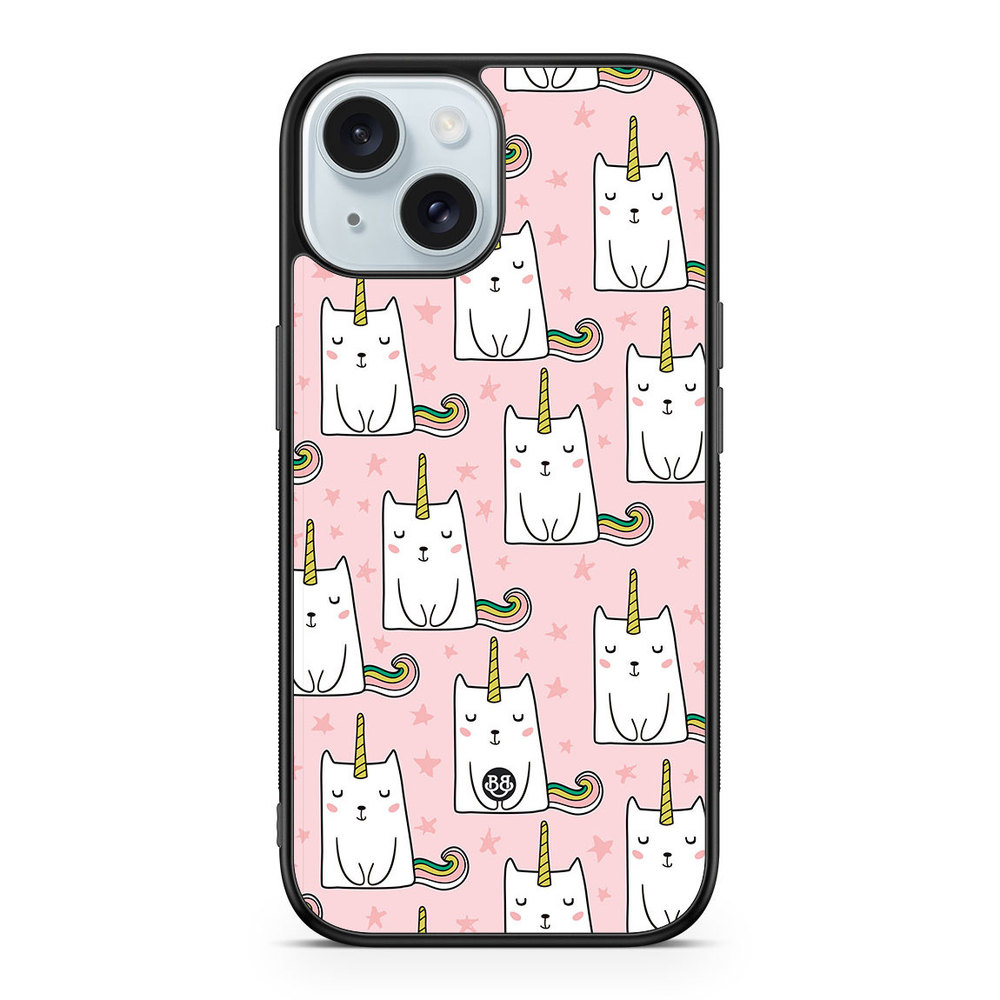 iPhone 15 Case - Cat Unicorn