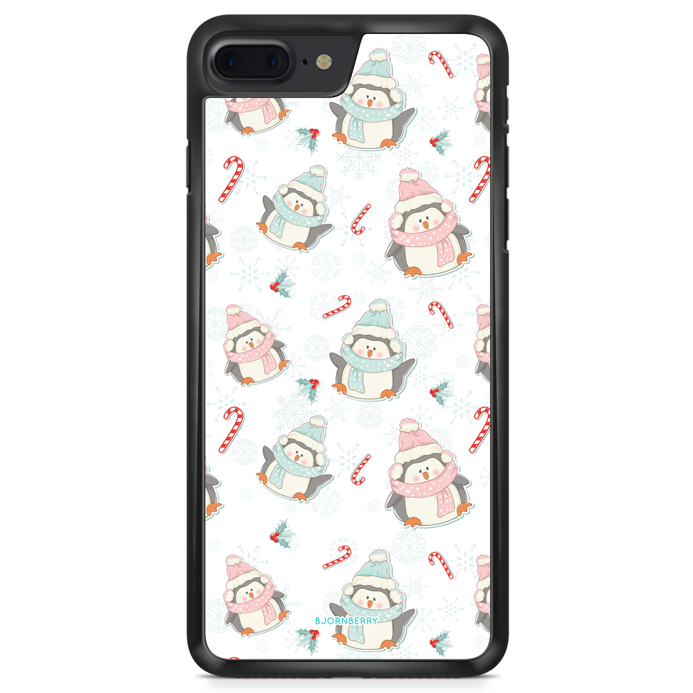 iPhone 8 Plus Case - Christmas Penguins