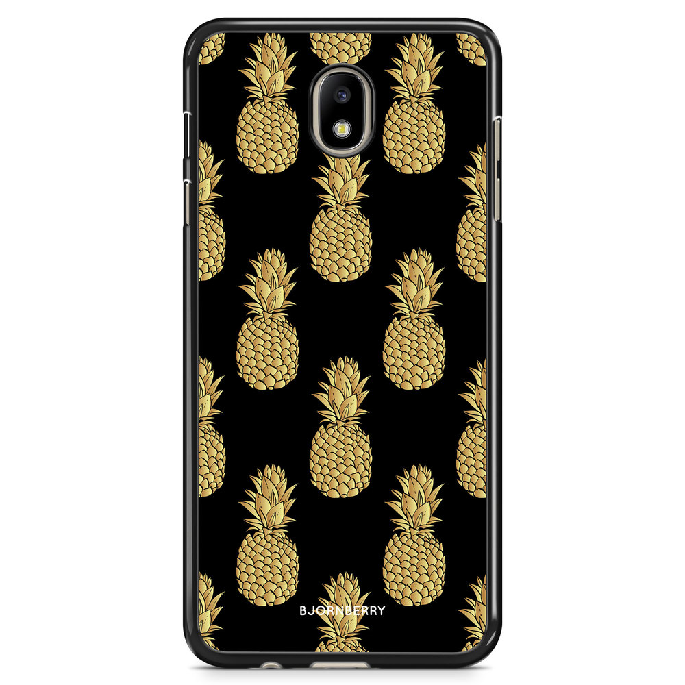 Samsung Galaxy J7 (2017) Case - Gold Pineapples