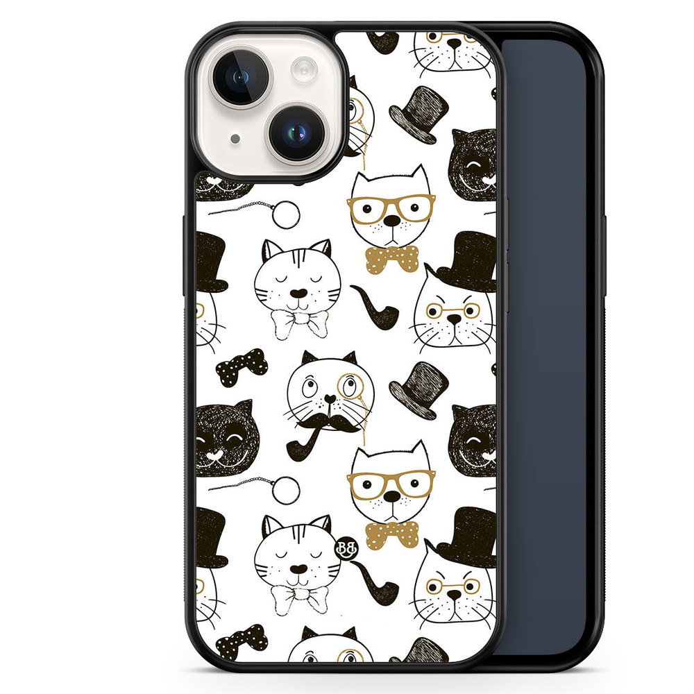 iPhone 14 Case - Cartoon cats
