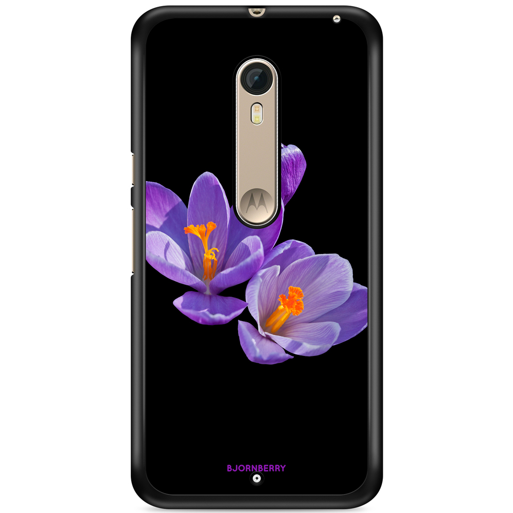Moto X Style Skal - Lila Blommor