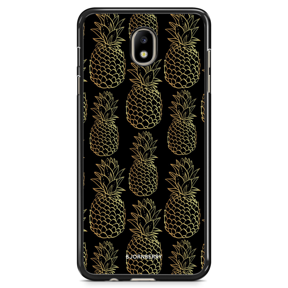 Samsung Galaxy J7 (2017) Case - Gold Pineapples