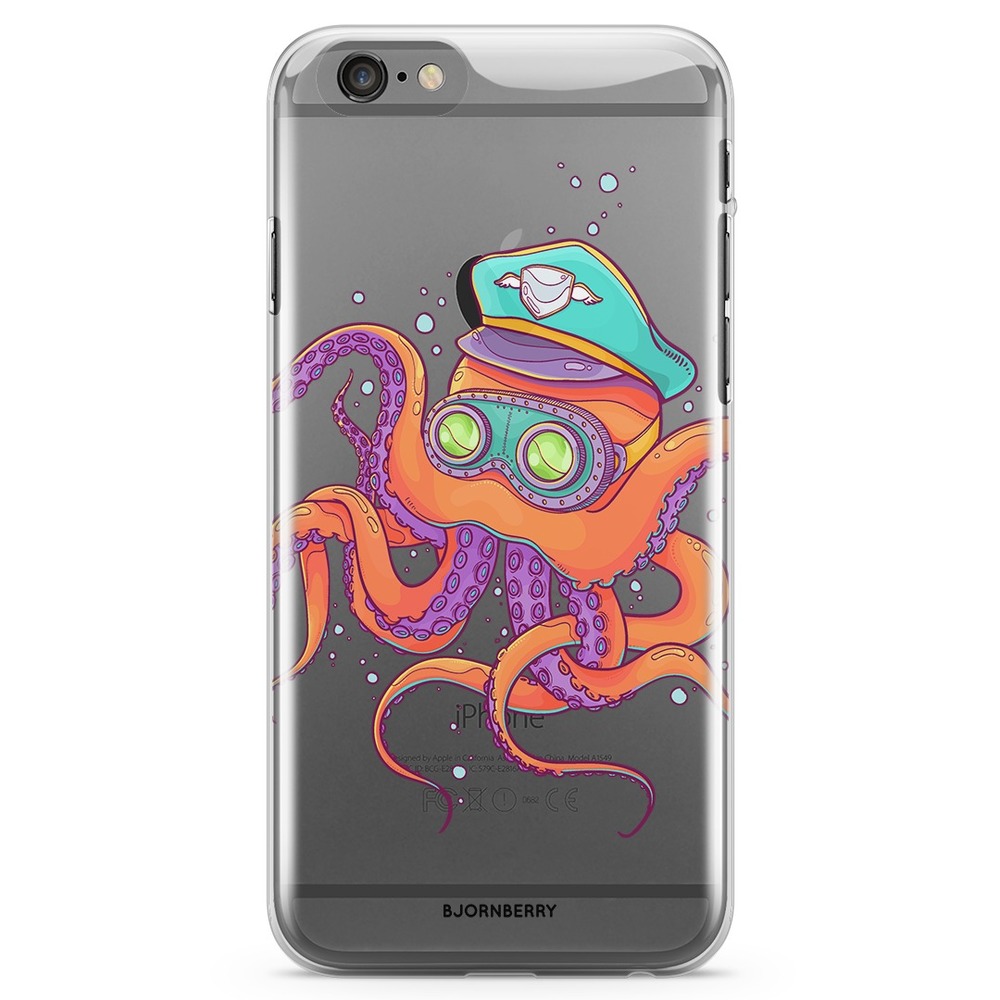 iPhone 6 Plus/6s Plus TPU Case - Captain Octopus
