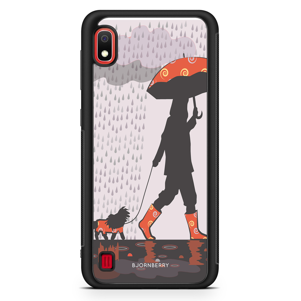 Samsung Galaxy A10 Case - Walking In The Rain