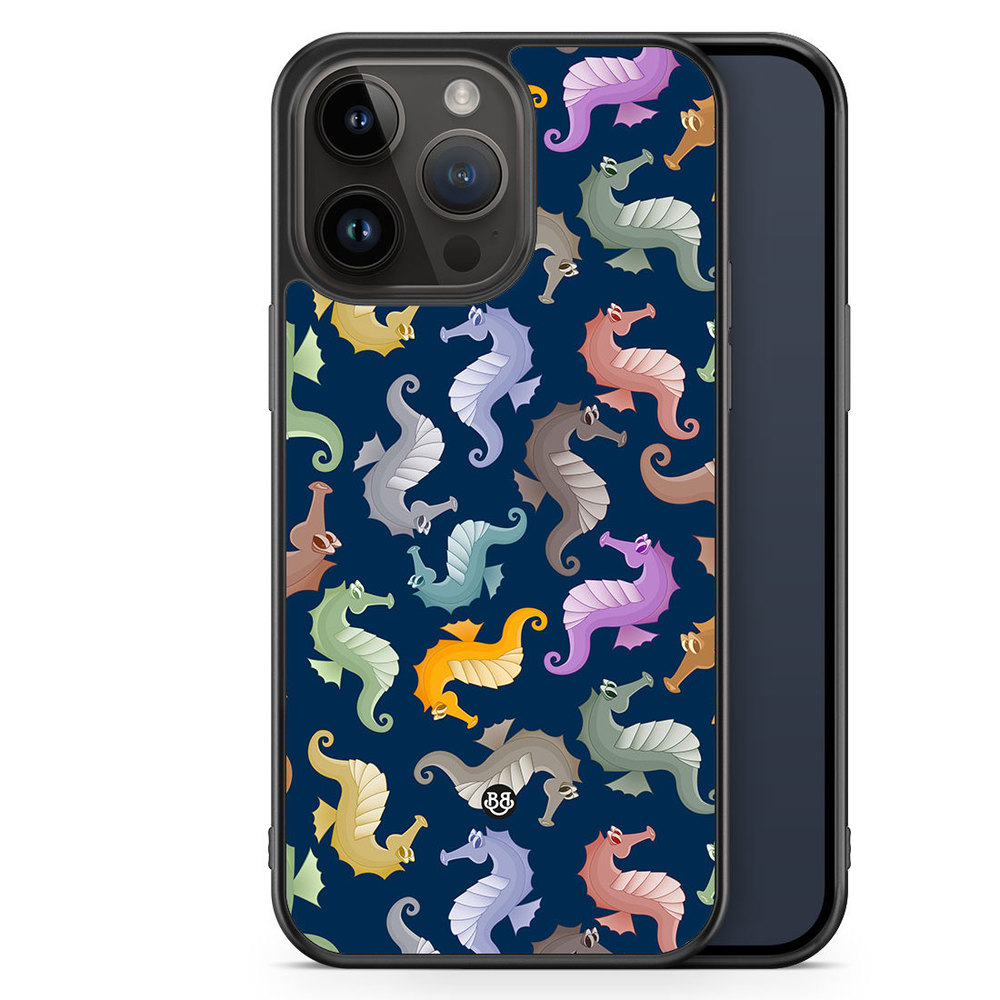 iPhone 14 Pro Max Case - Cartoon Sea-Horse