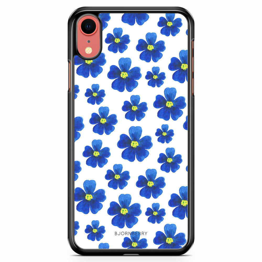 iPhone XR Case - Blue Flowers