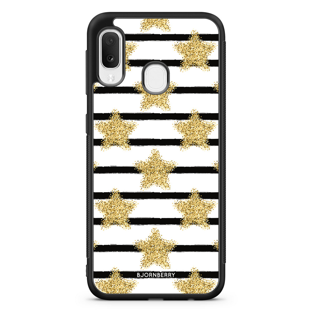 Samsung Galaxy A20e Case - Gold Stars