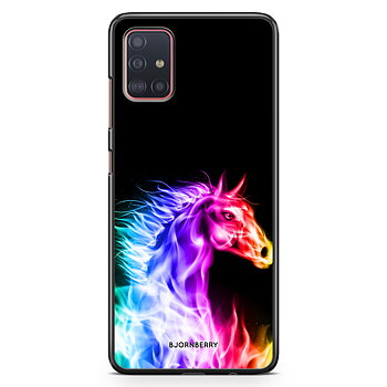Samsung Galaxy A51 Skal - Flames Horse